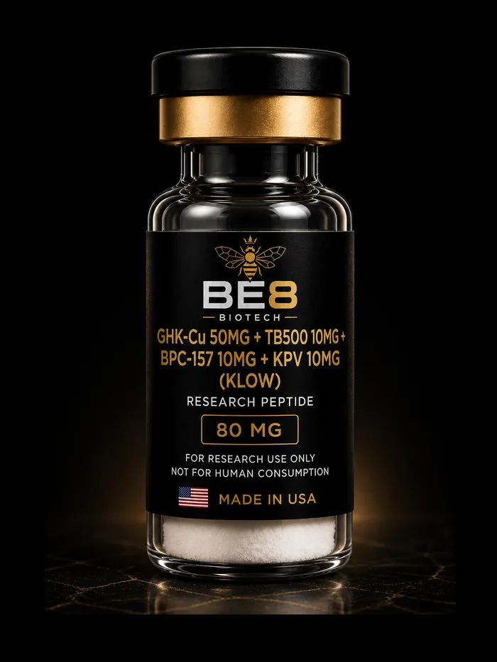 KLOW | 50mg GHK-Cu + 10mg TB500 + 10mg BPC 157 + 10mg KPV | (80mg)